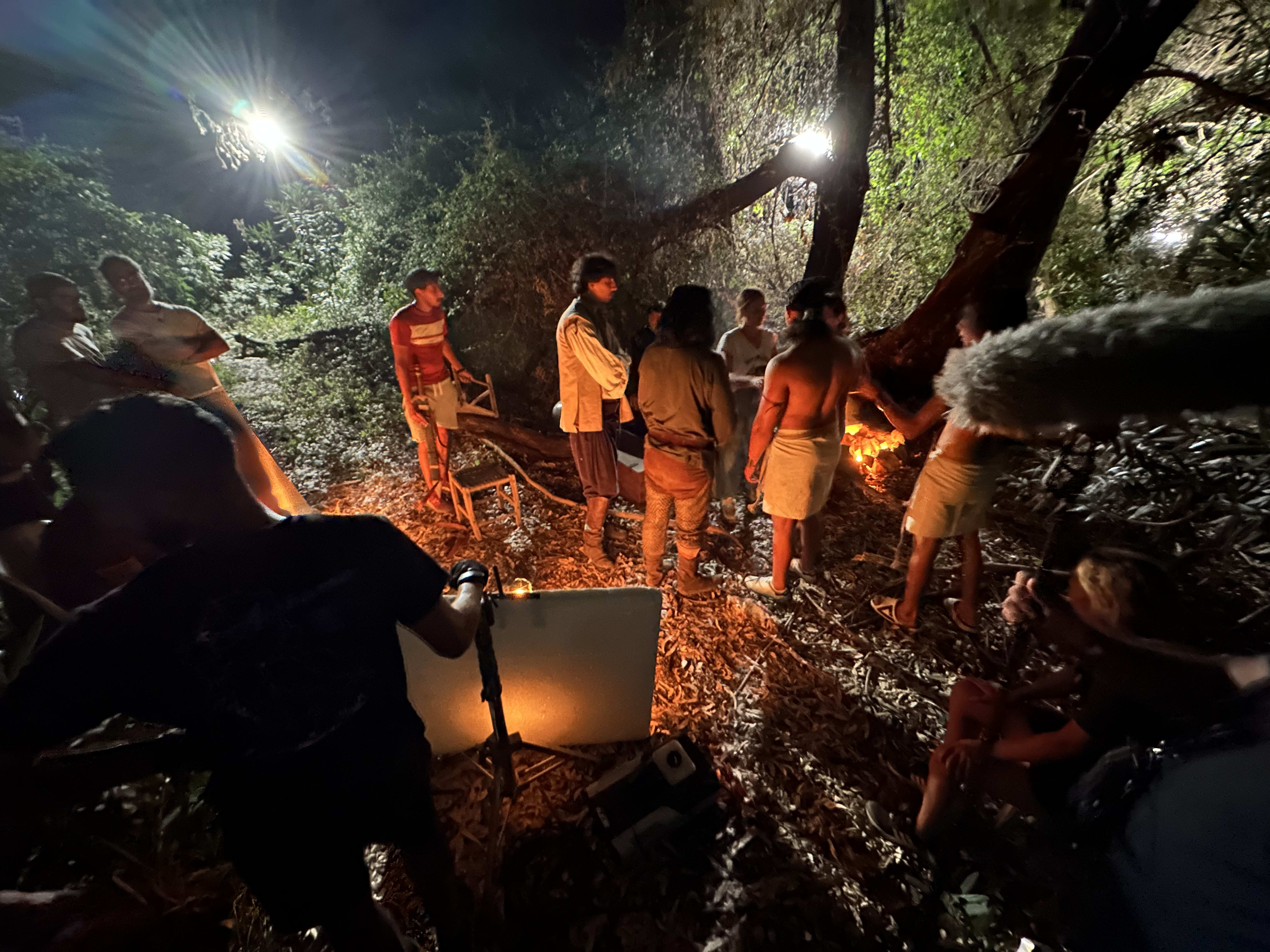 Behind the scenes