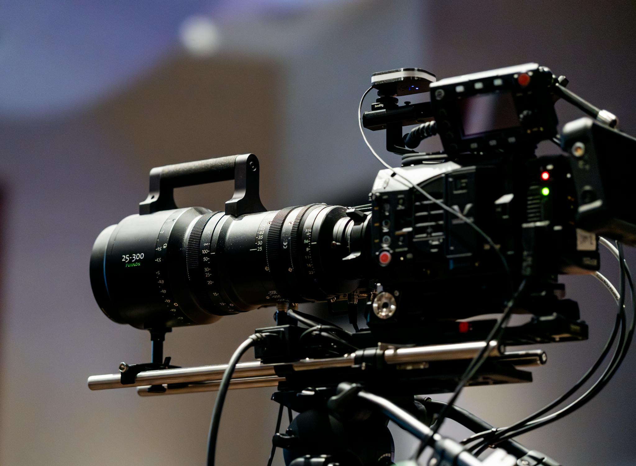 Équipement de tournage professionnel